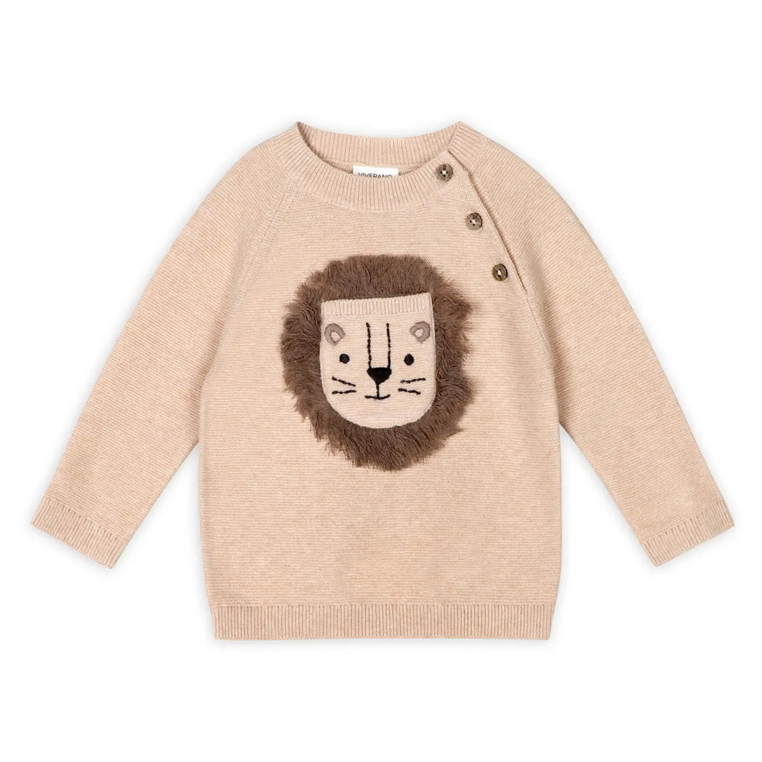 Little Lion Baby Sweater & Pants Set