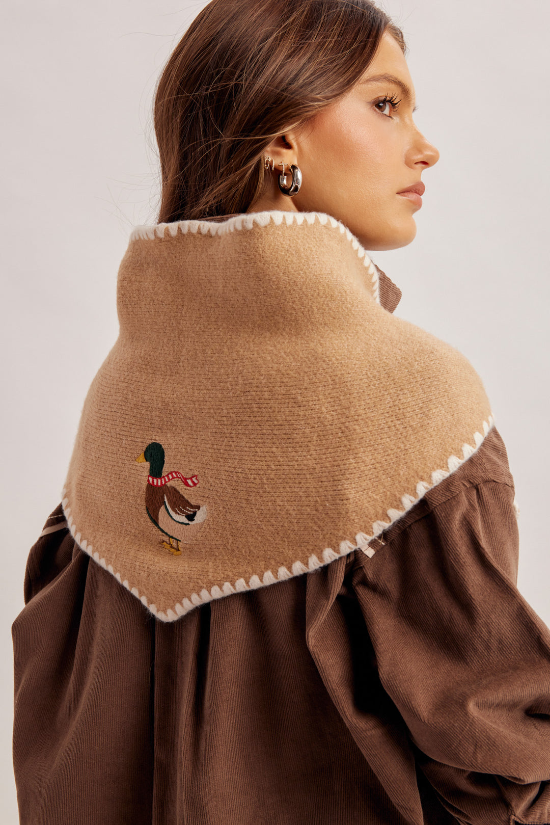 Ducky Triangle Scarf