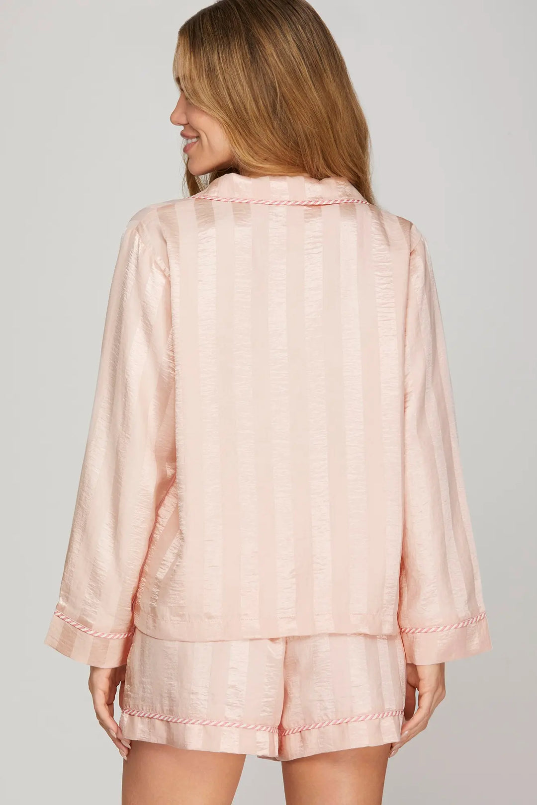 Satin Stripes Pajama Set