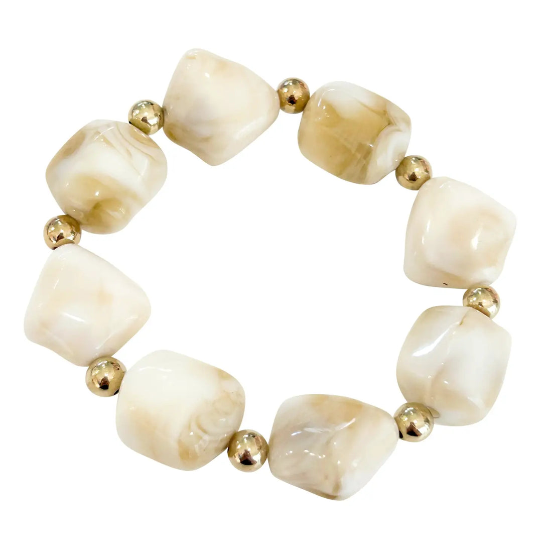 Caia Bracelet, Cream