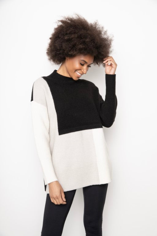 Bold Moves Color Block Sweater