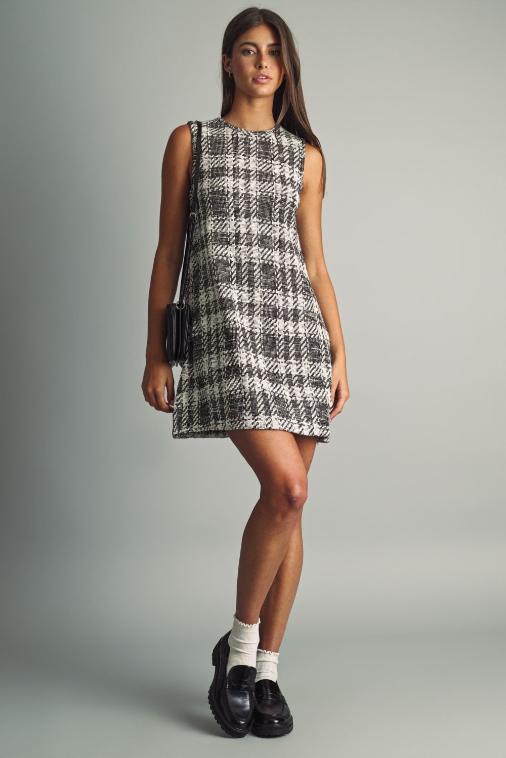 Snowfall Tweed Shift Dress