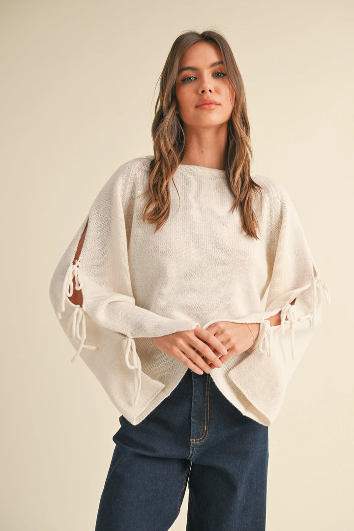 Rory Tie Sleeve Pullover