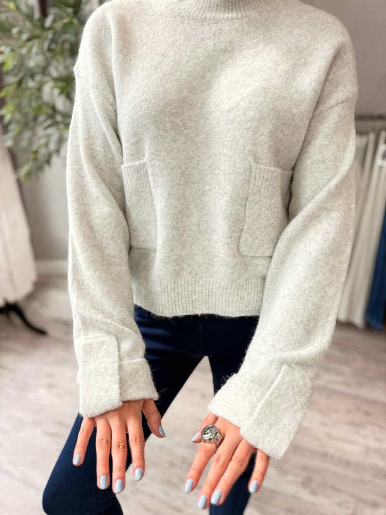 Plush Pocket Sweater