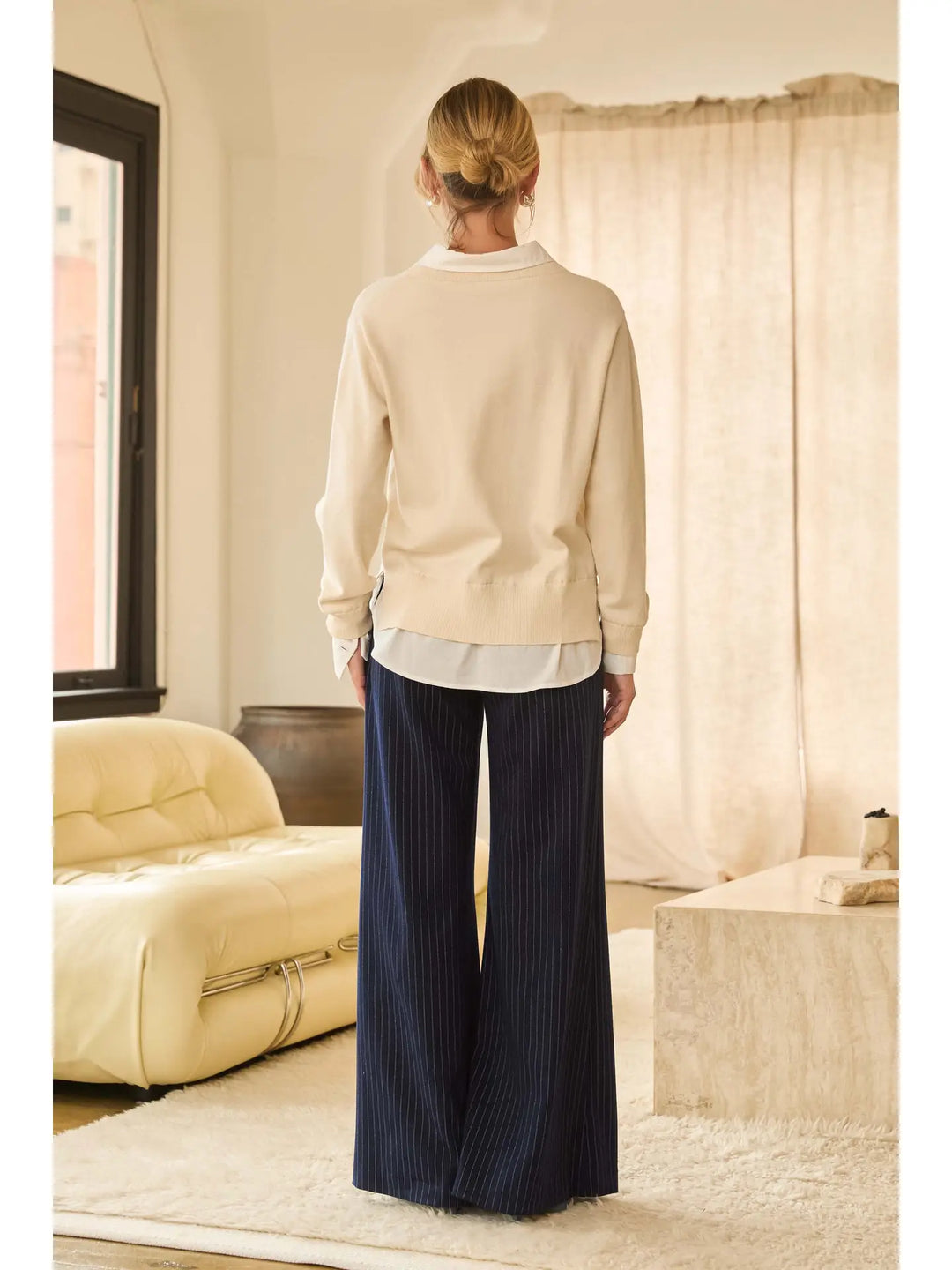 Preppy Twofer Pullover