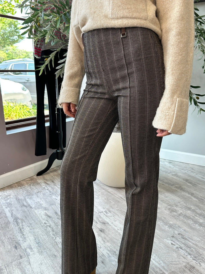 Herringbone Baby Bootcut Pants