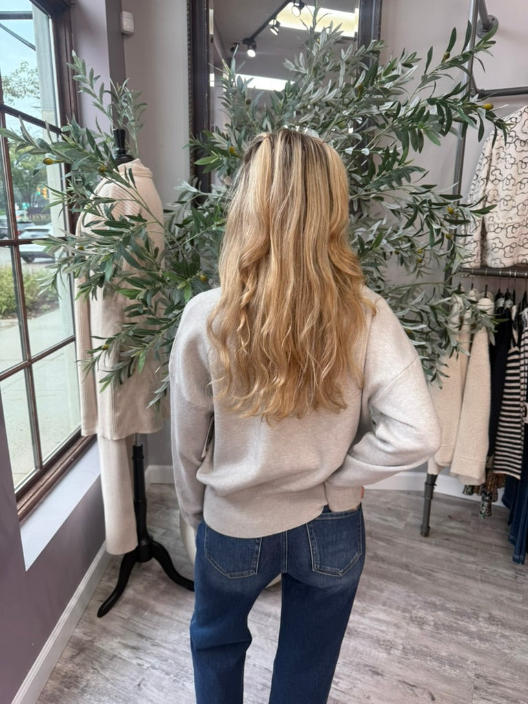 Margot Pearl Neck Sweater