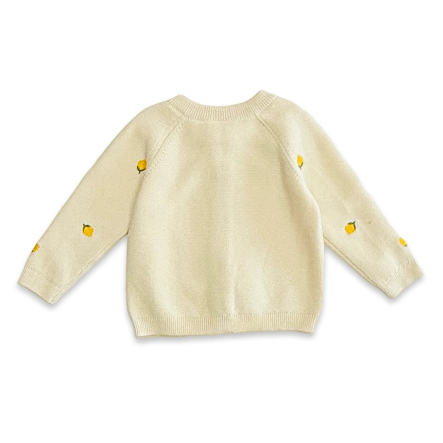 Lemon Baby Cardigan
