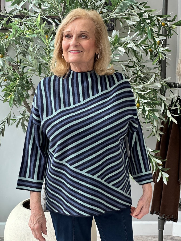 Seaglass Stripe Sweater