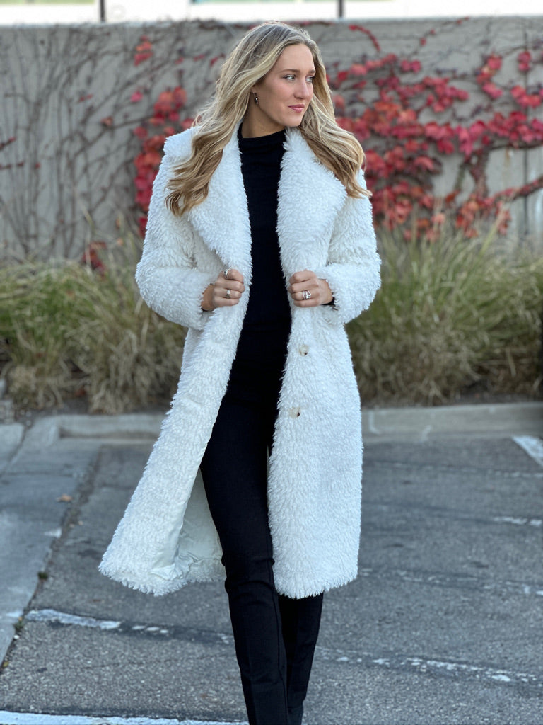 Carrie Curly Lamb Coat