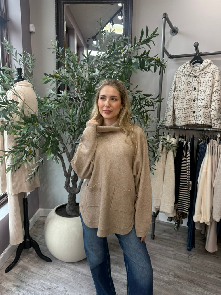 Aprés Cowl Neck Pullover