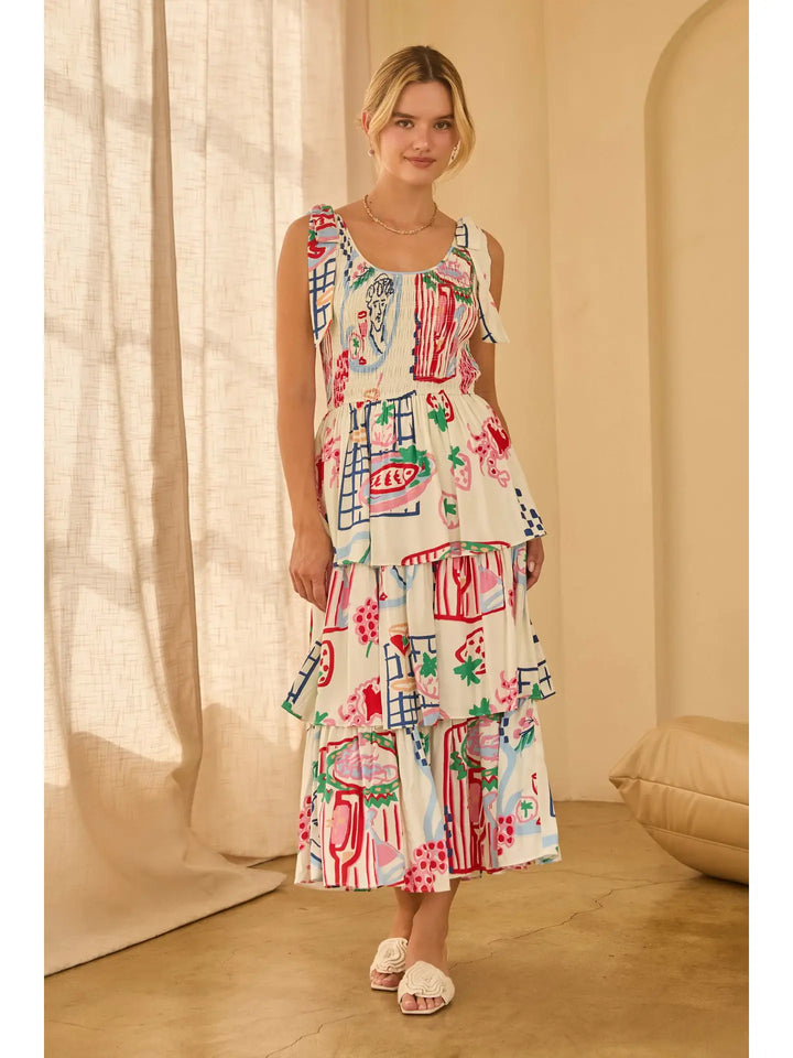 Strawberries in Paradise Dress