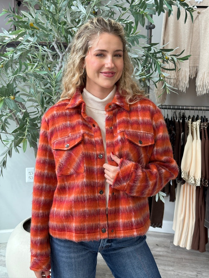 Ginger Snap Plaid Jacket