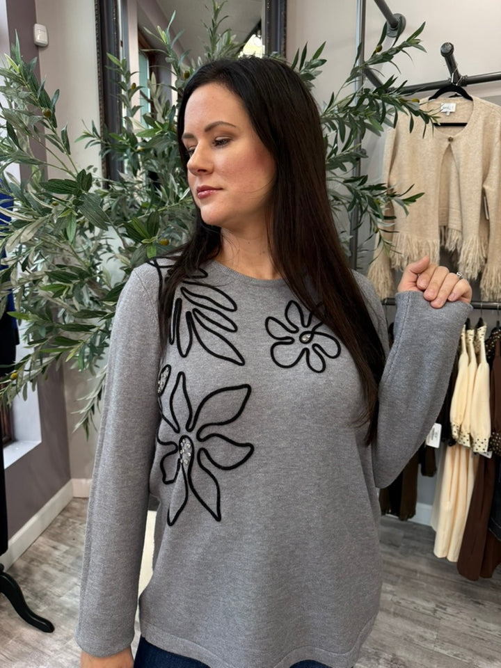 Petal Poetry Sweater