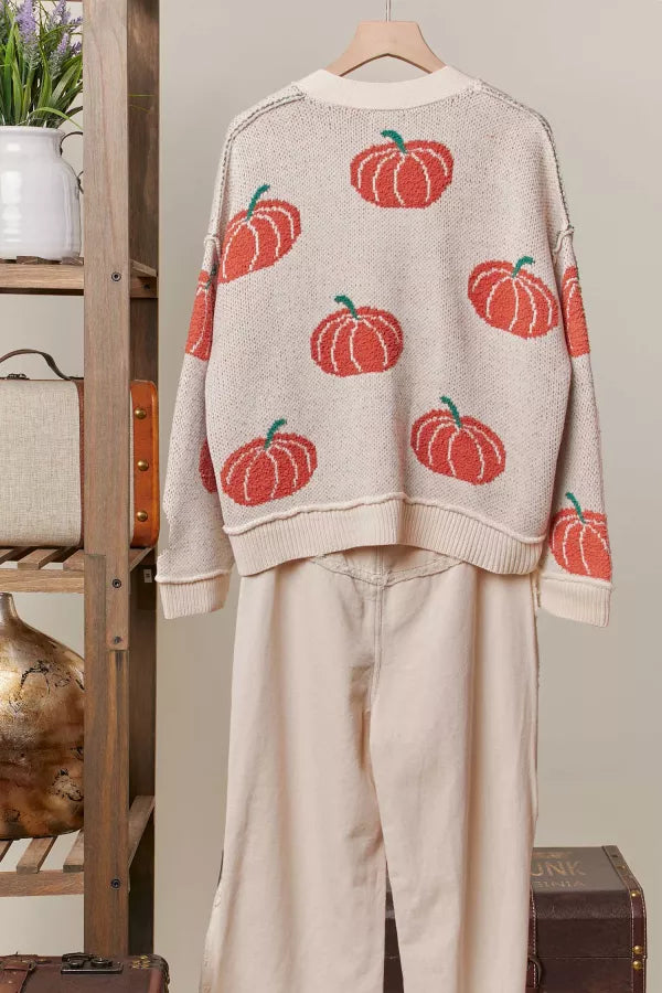 Pumpkin Puff Cardigan