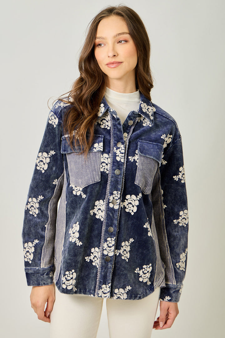 Delanie Floral Shacket