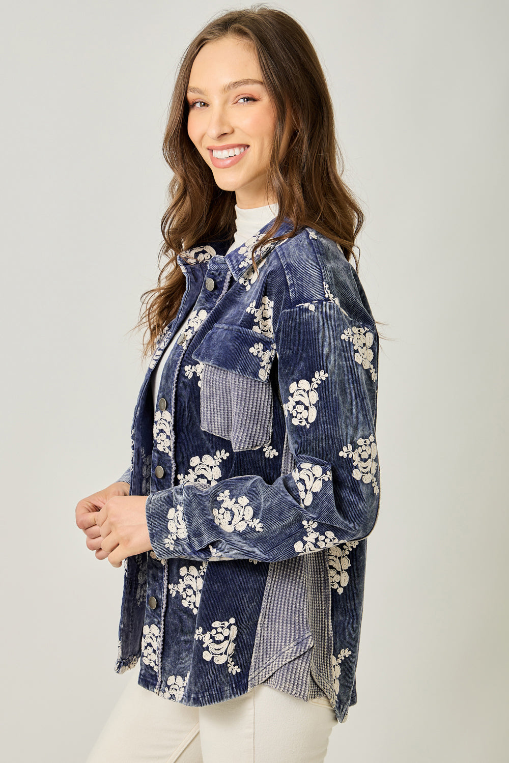 Delanie Floral Shacket