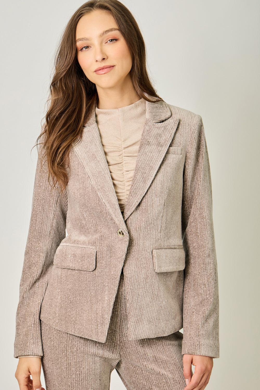 Cabbie Corduroy Blazer