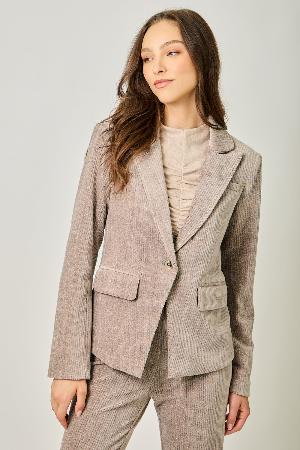 Cabbie Corduroy Blazer