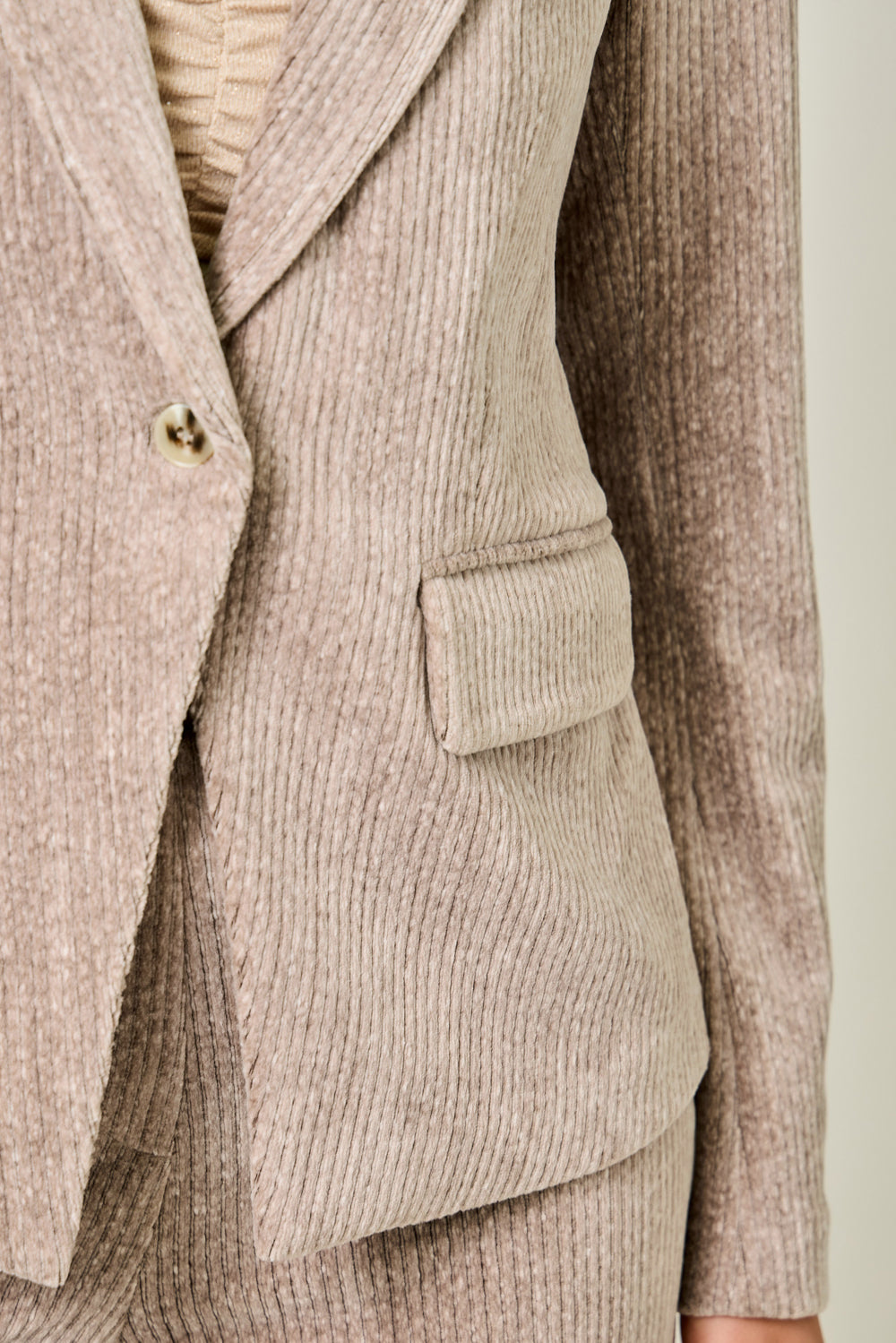 Cabbie Corduroy Blazer