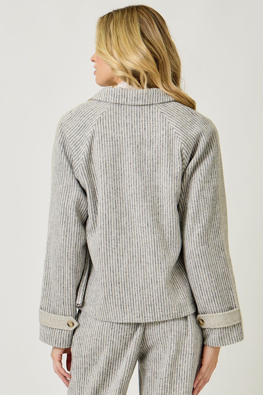 Frankie Mixed Media Jacket, Final Sale