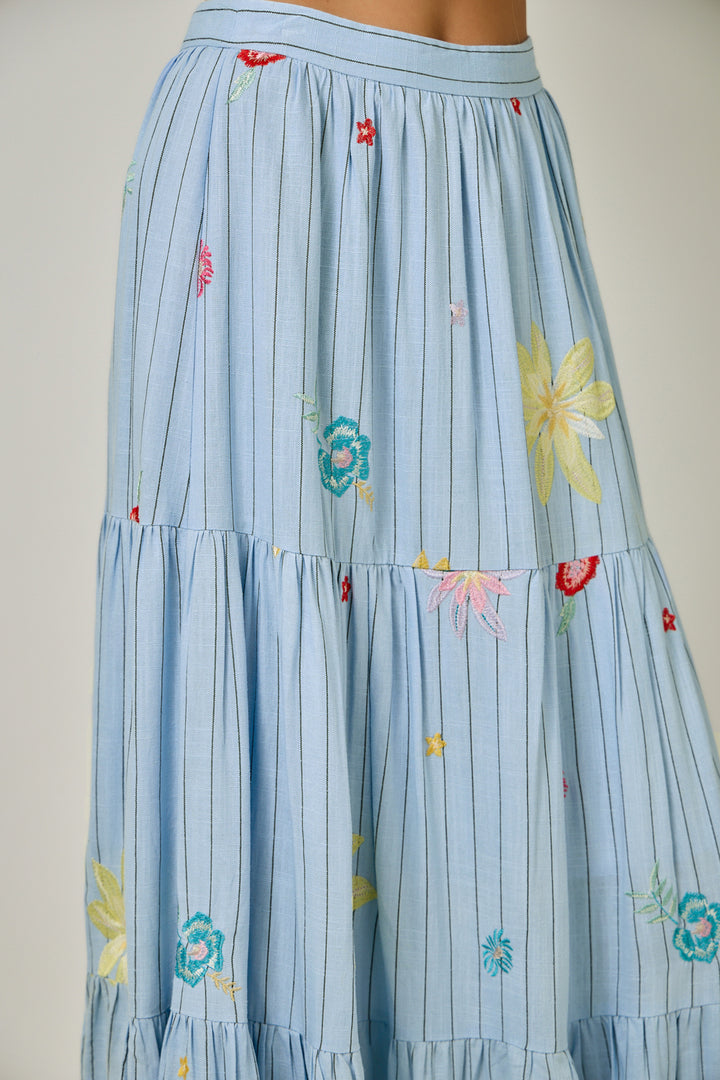 Breezy Boho Tiered Skirt, Final Sale
