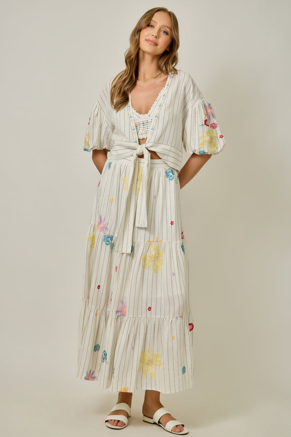 Breezy Boho Tiered Skirt, Final Sale