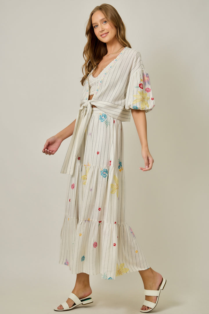 Breezy Boho Tiered Skirt, Final Sale
