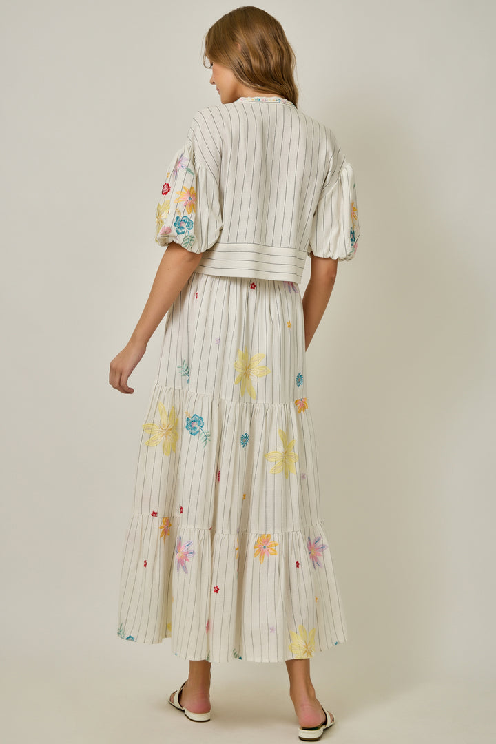 Breezy Boho Tiered Skirt, Final Sale