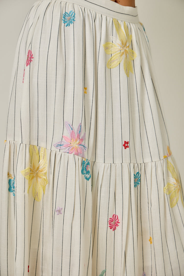 Breezy Boho Tiered Skirt, Final Sale