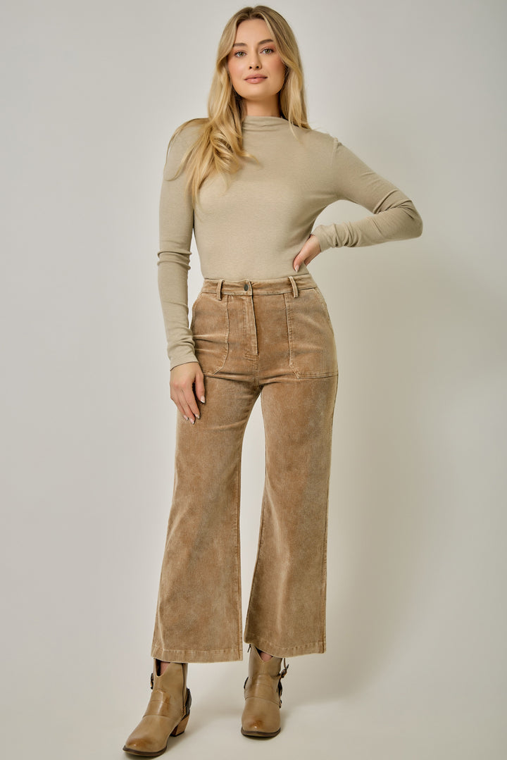 Signature Layer Mock Neck Top