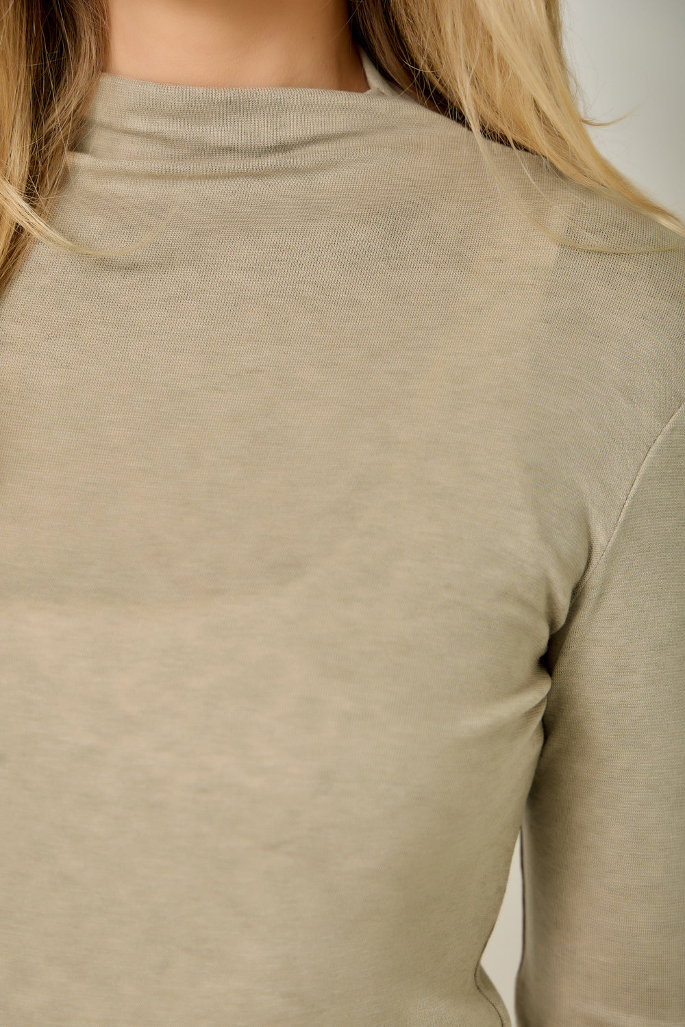 Signature Layer Mock Neck Top