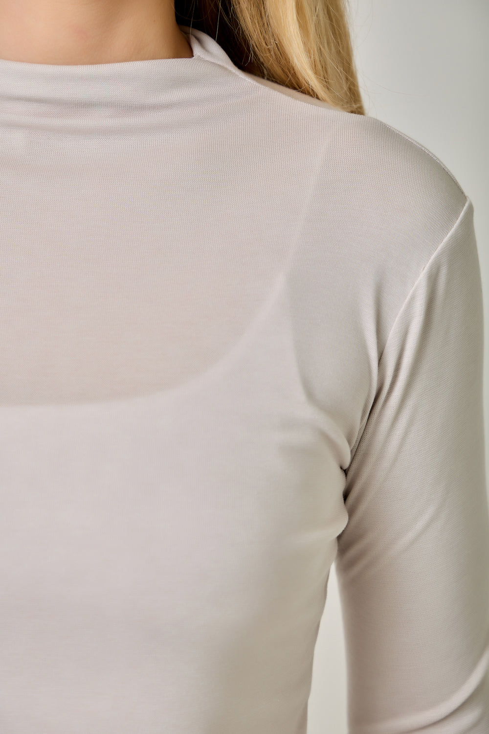 Signature Layer Mock Neck Top