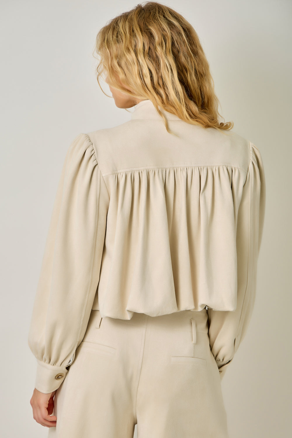 Rowan Gathered Blouson Jacket