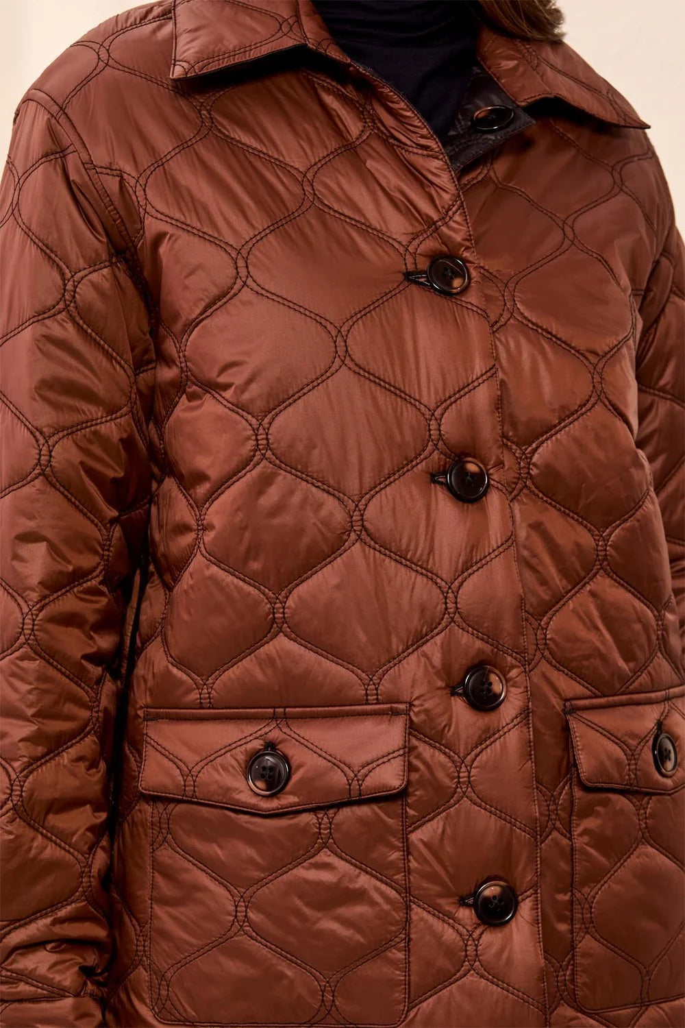 Chocolate &amp; Black Reversible Coat