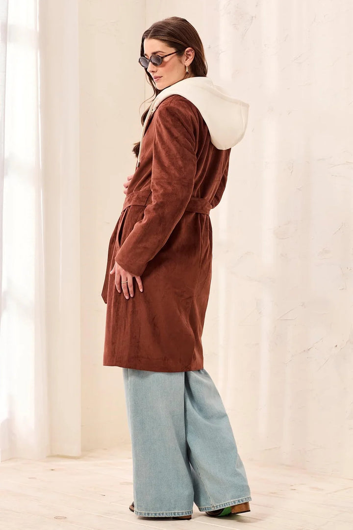 Mona Suede Trench