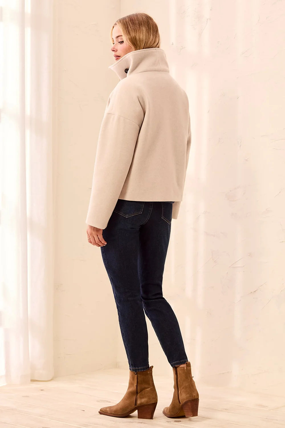 Funnel Neck Coat