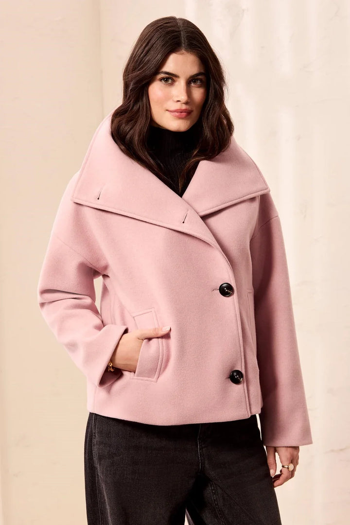 Funnel Neck Coat