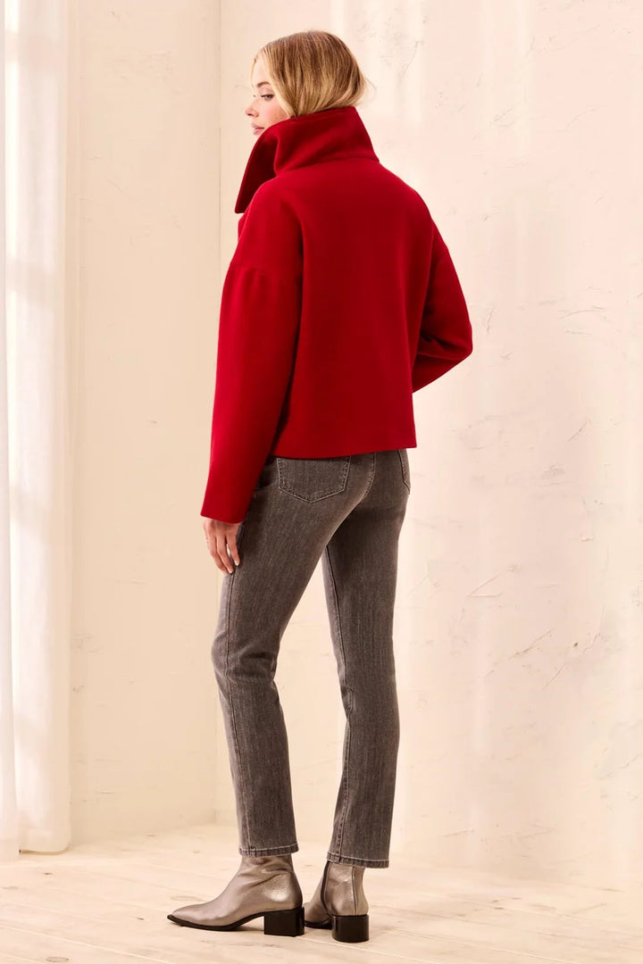 Funnel Neck Coat