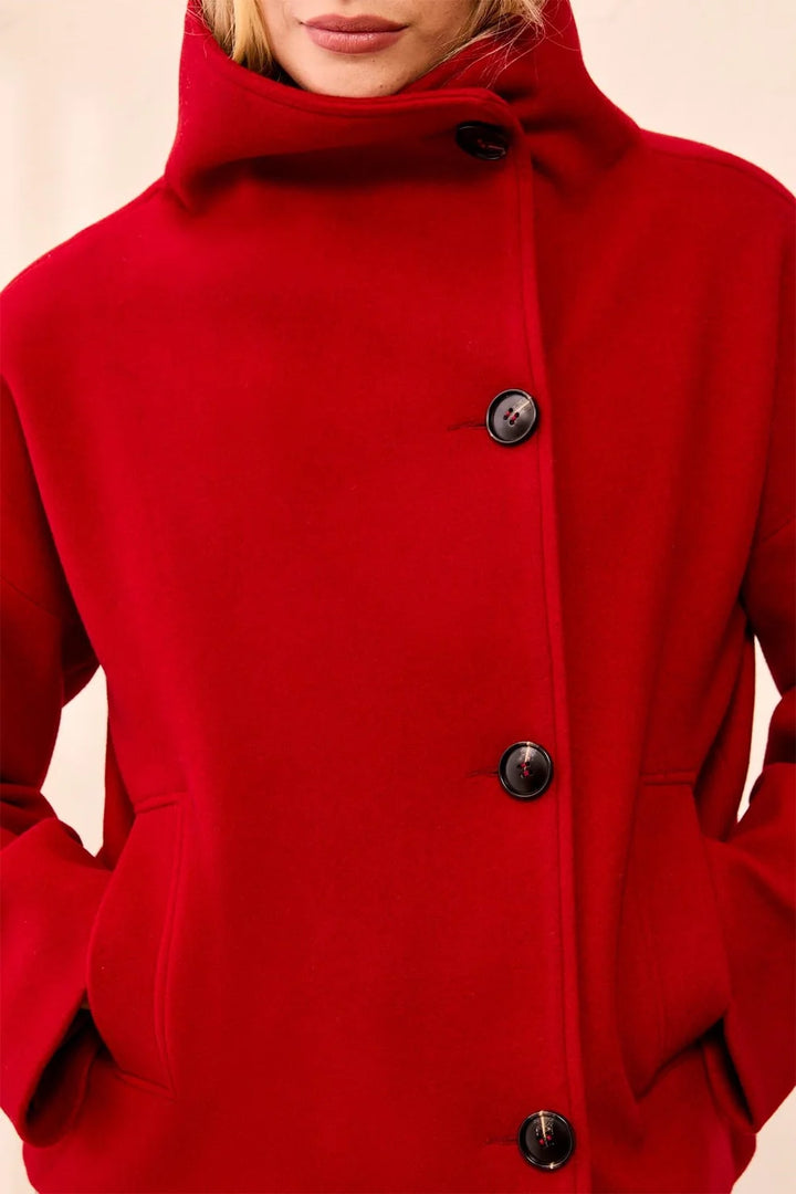 Funnel Neck Coat