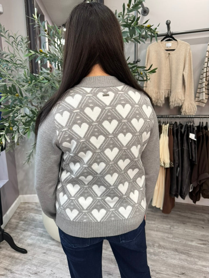 Full Heart Zip Cardigan