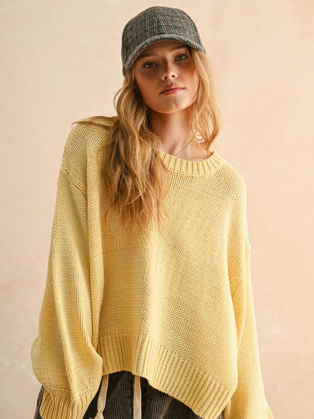 Hannah Balloon Sleeve Sweater