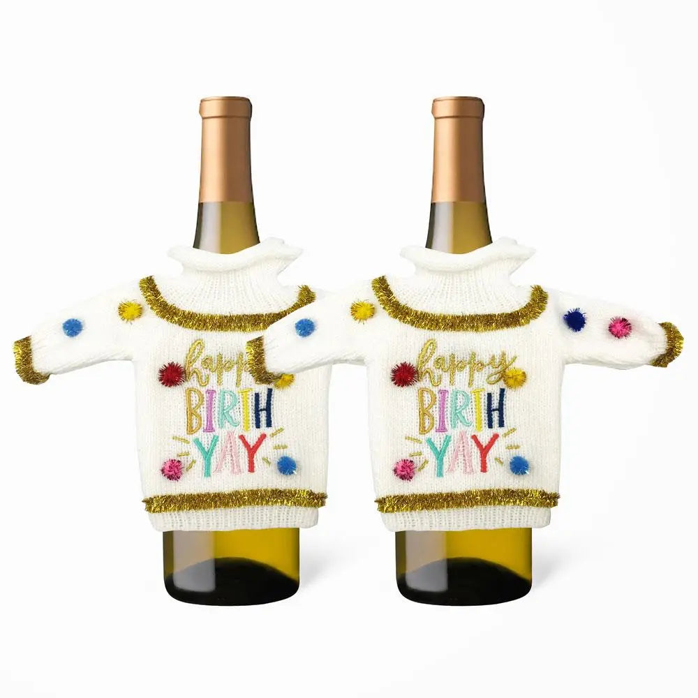 BirthYAY Wine Bottle Sweater