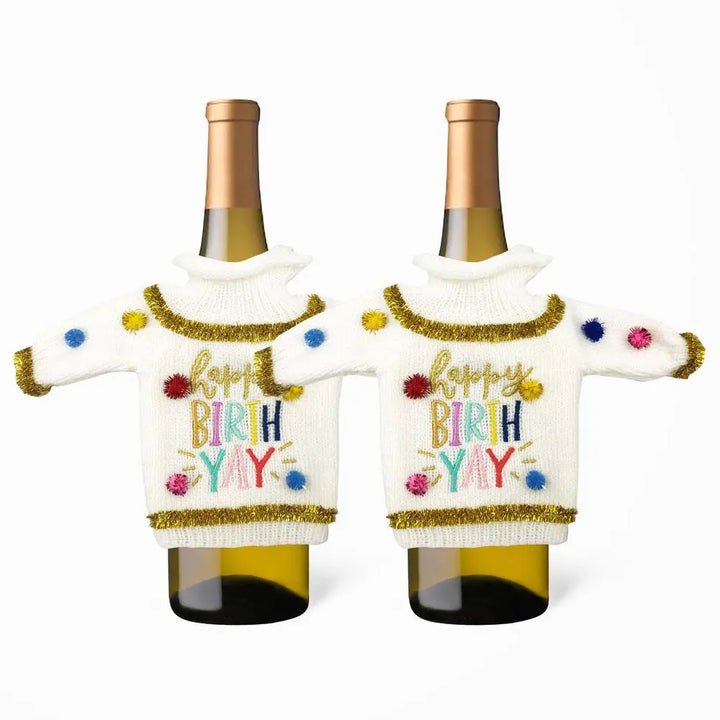 BirthYAY Wine Bottle Sweater