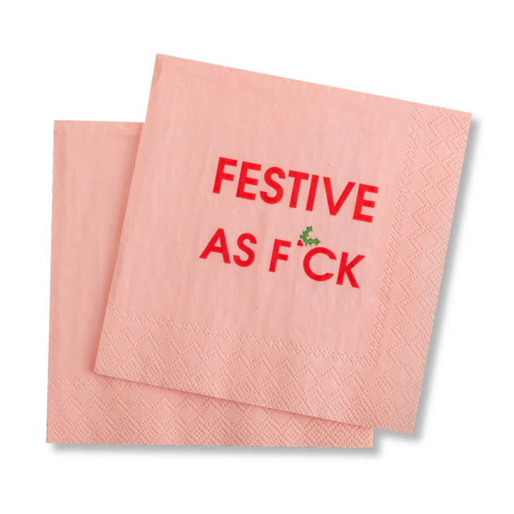 Festive AF Cocktail Napkin
