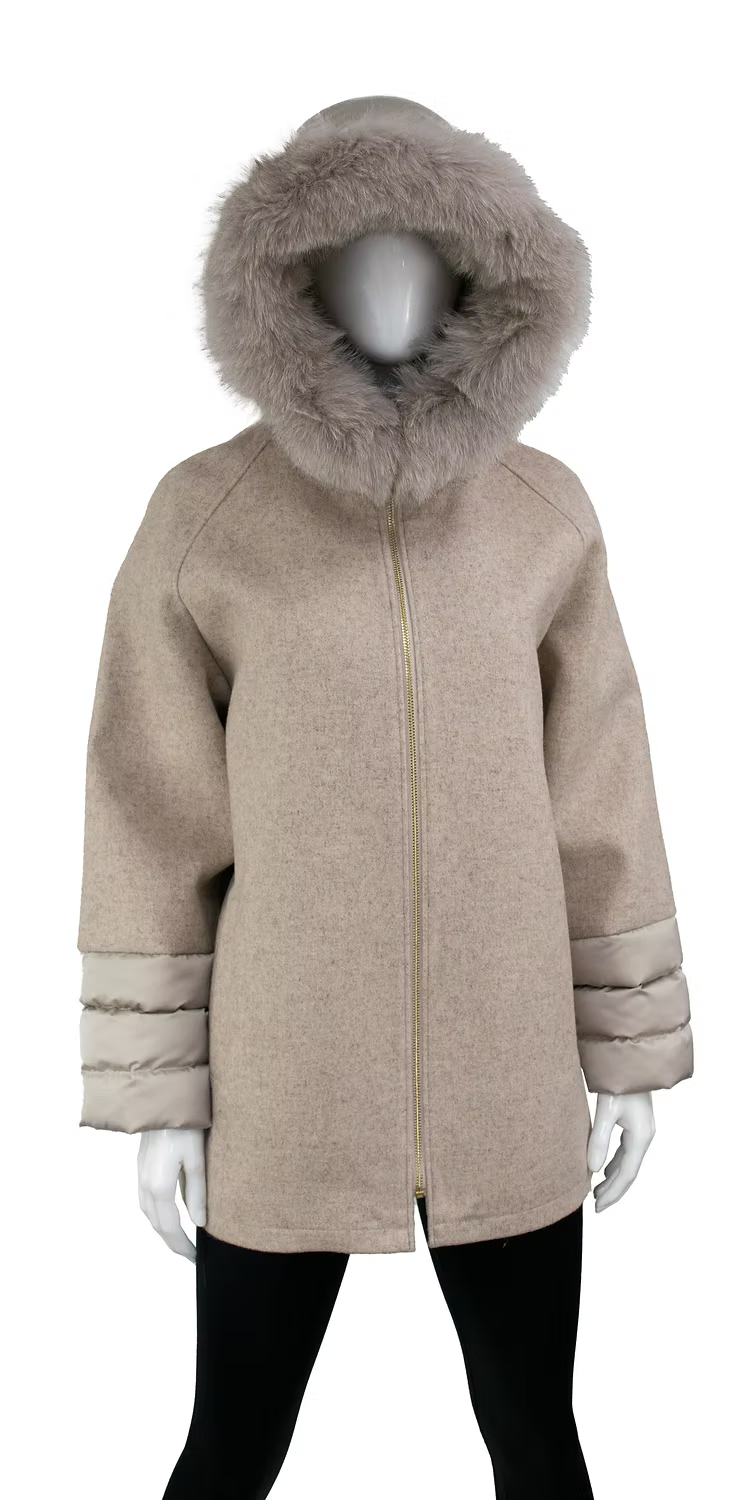 Snowdrift Puff Cuff Coat