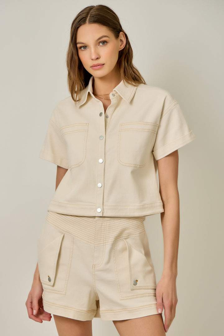 Short Sleeve Jacket, Final Sale