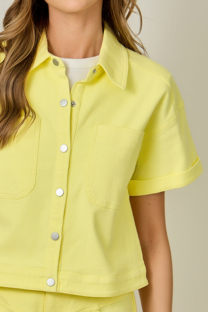 Short Sleeve Jacket, Final Sale