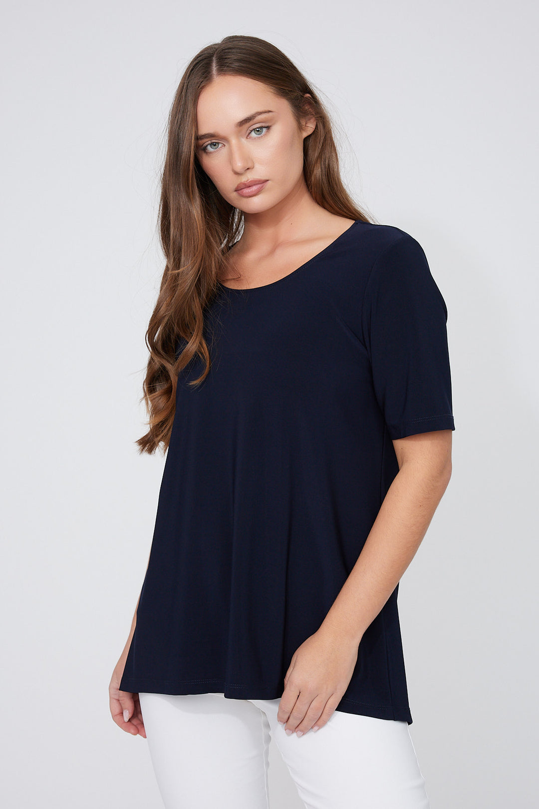 Zara Button Back Tee