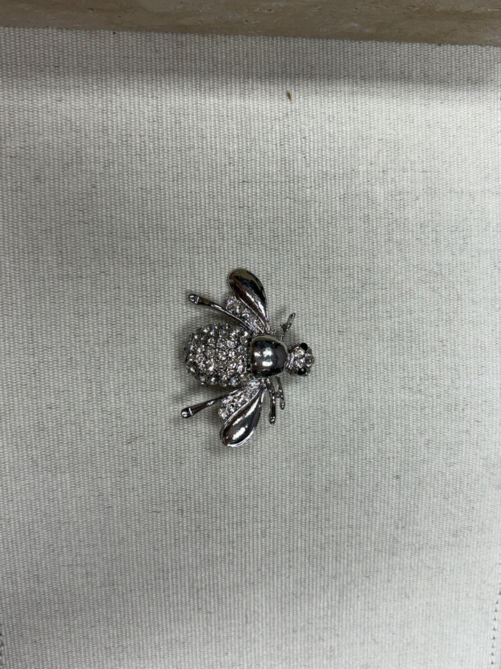 Rhinestone Bee Shoe Charm